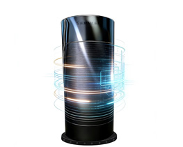 Cylindrical LED display